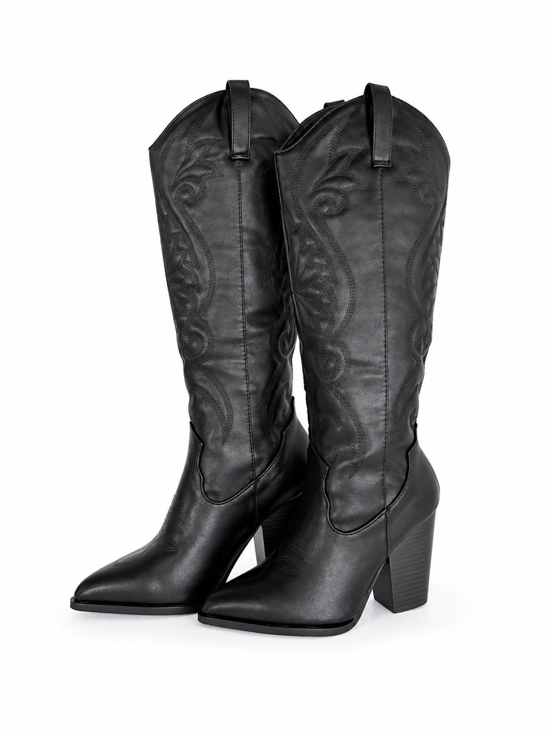 Botas vaqueras negras