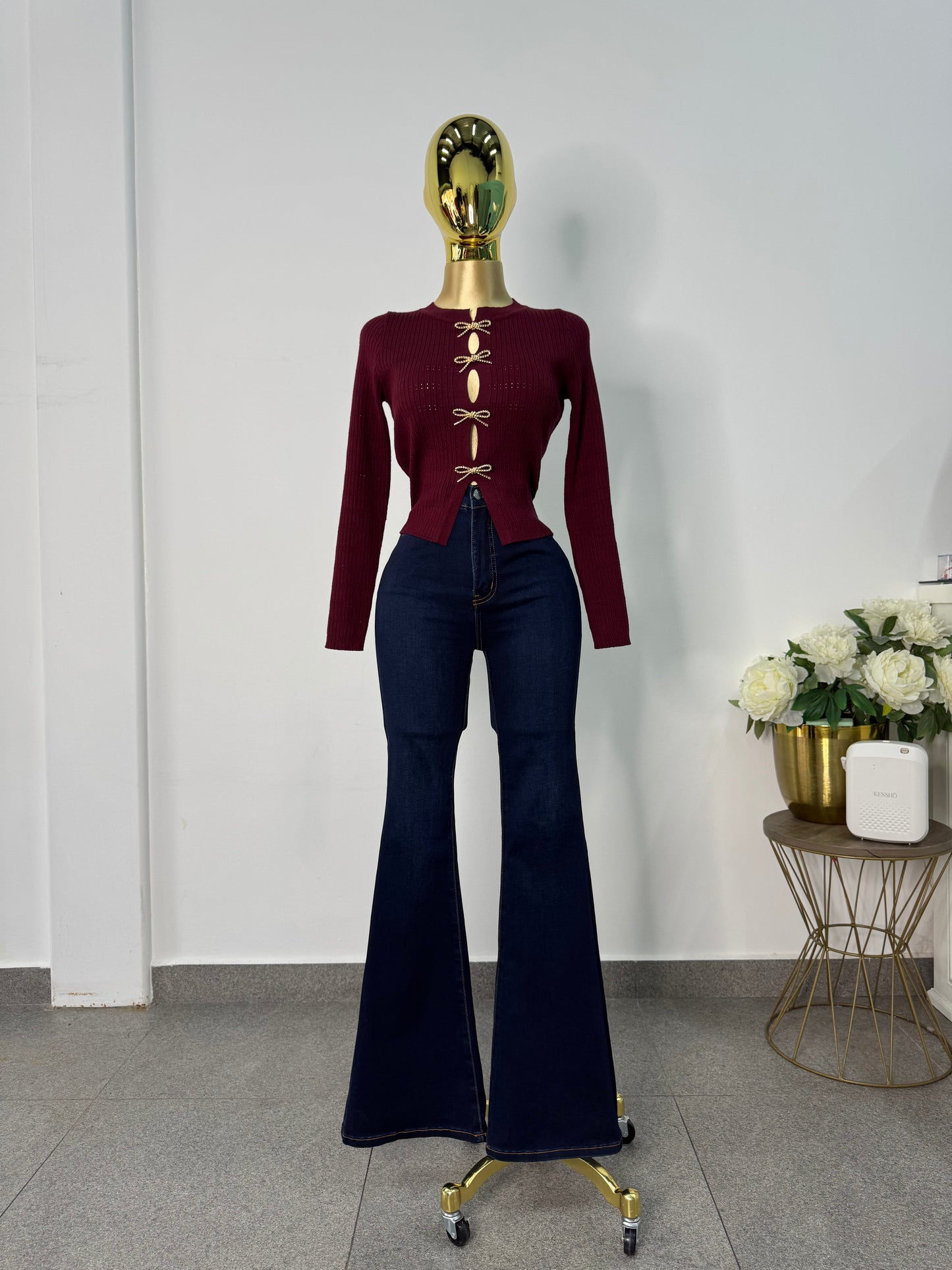 vibrant corte campana tono oscuro