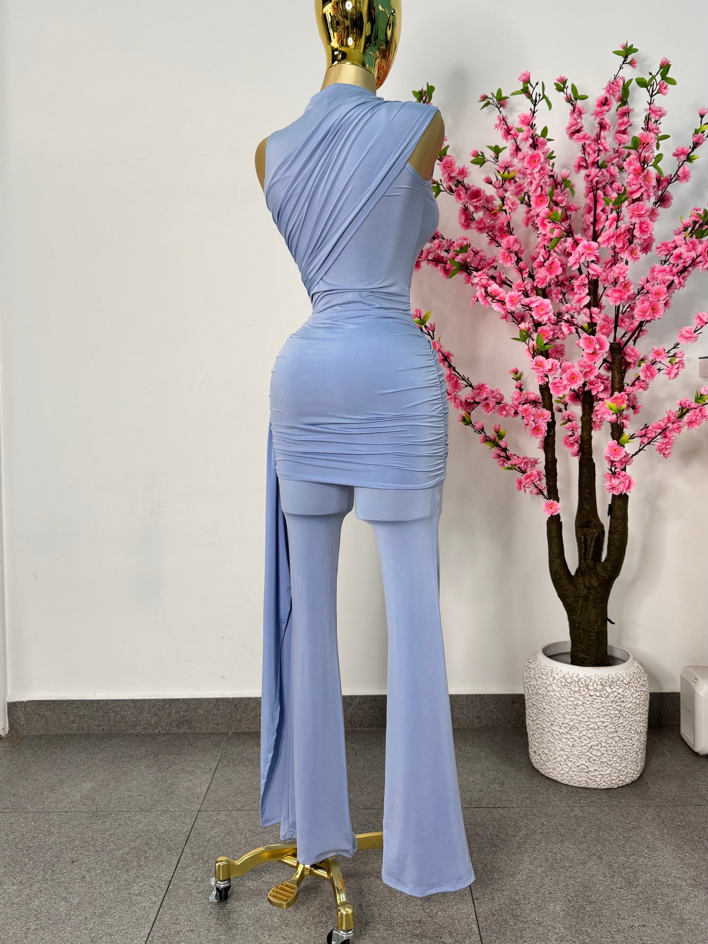 Set azul cielo palazo