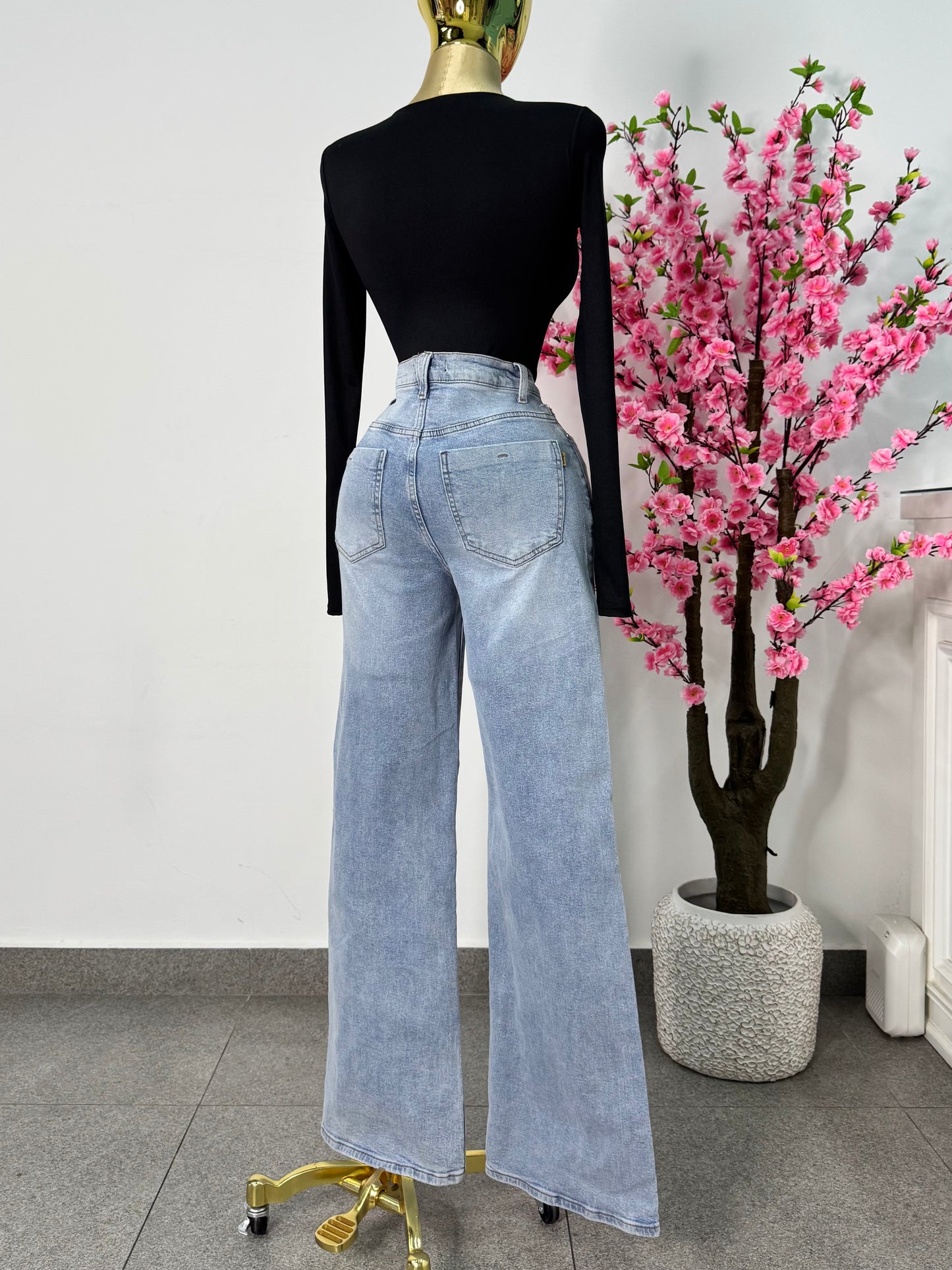 Vibrant recto claro deslavado