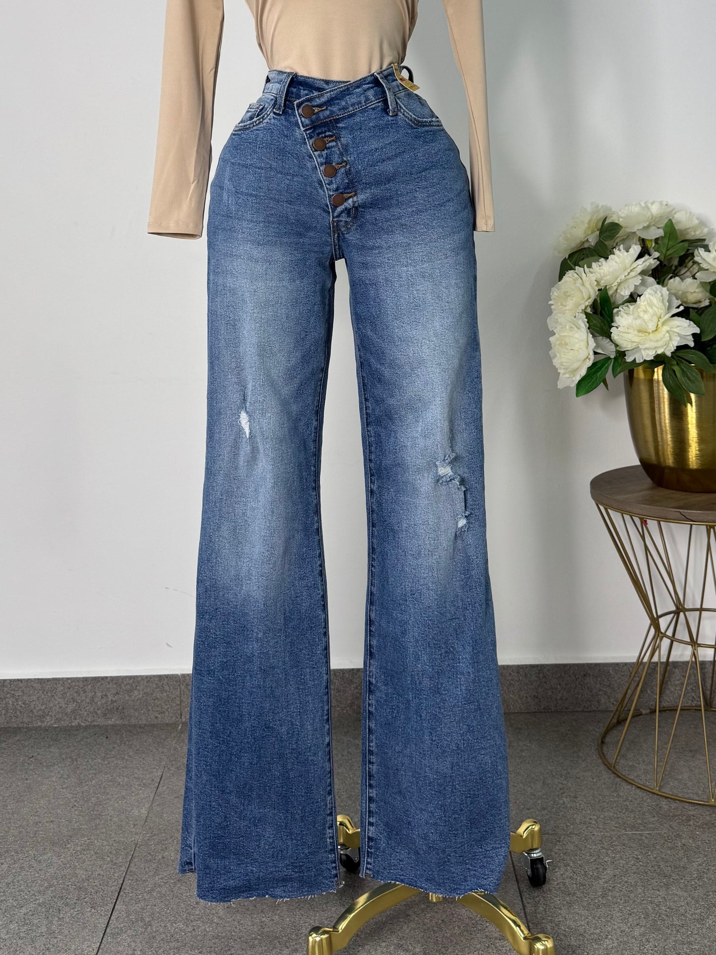 Jeans recto claro Vibrant