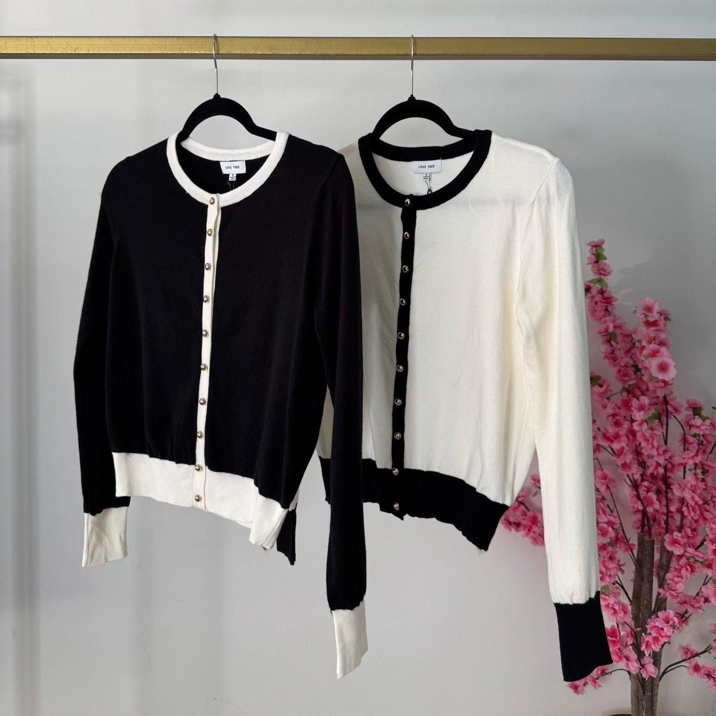 Sueter negro con blanco