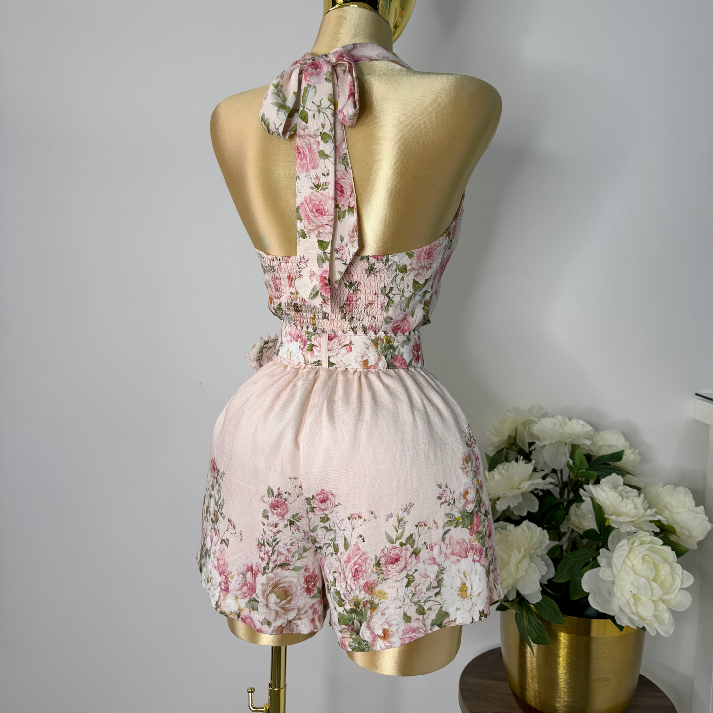 Set rosa floral