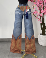 Vibrant recto vaquero botas