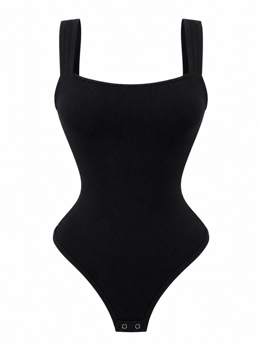 Body acanalado negro