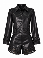Conjunto vinipiel negro