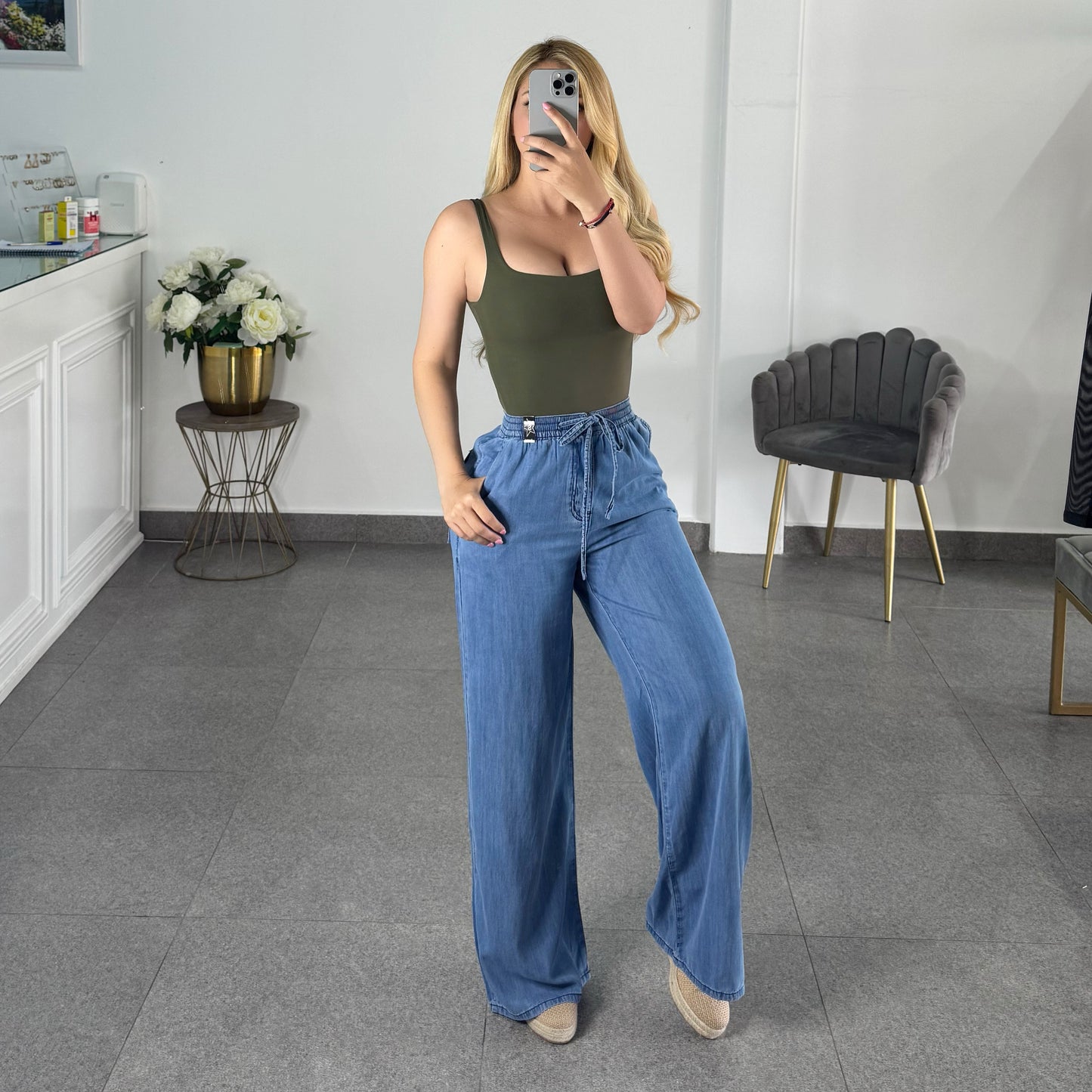 Jeans vibrant tipo palazo