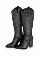 Botas vaqueras negras