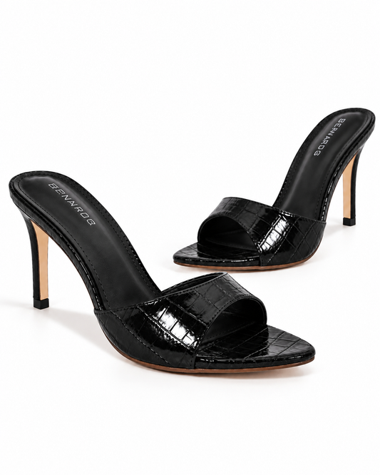 Zapatillas mule negras