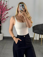 Body beige sin costuras