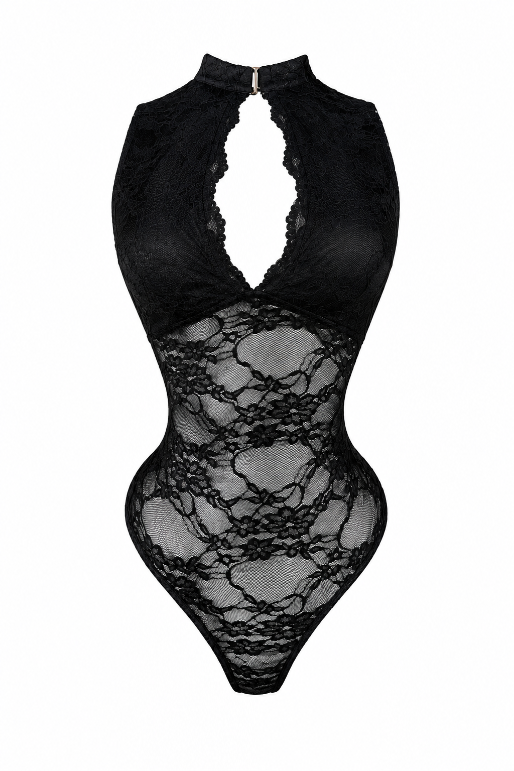Body encaje negro