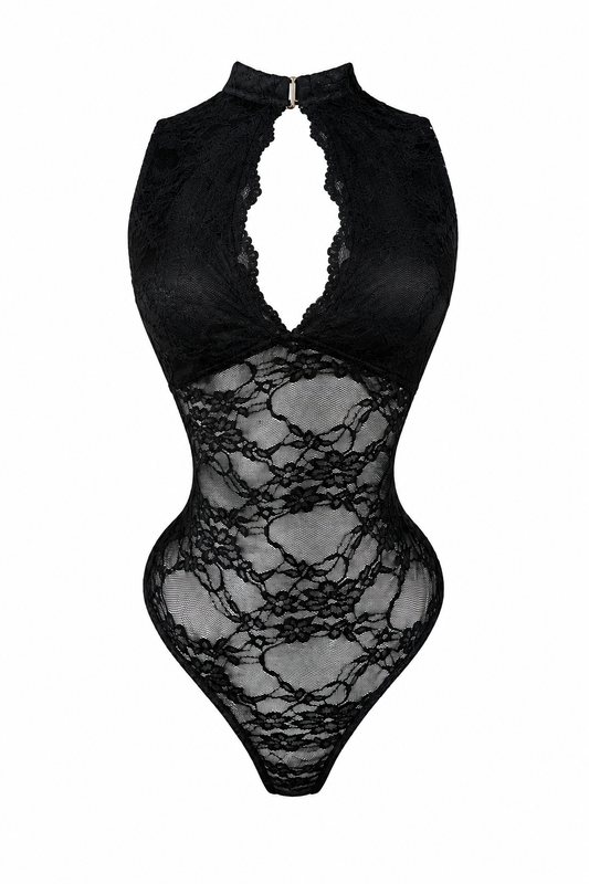 Body encaje negro