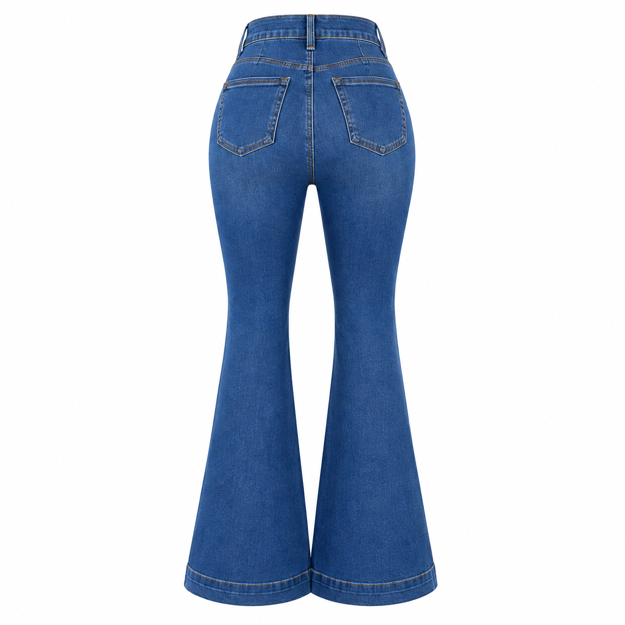 Vibrant corte campana azul medio
