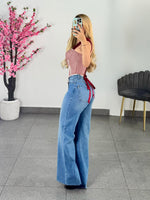 Corset cuadros rojo