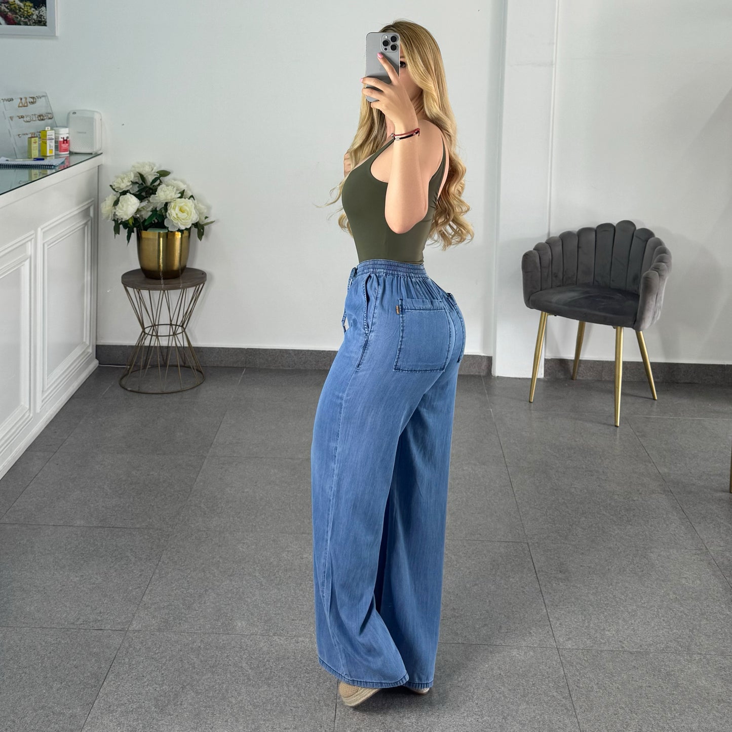 Jeans vibrant tipo palazo