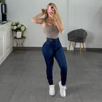 Vibrant skinny oscuro sin pinzas