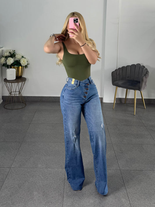 Jeans recto claro Vibrant