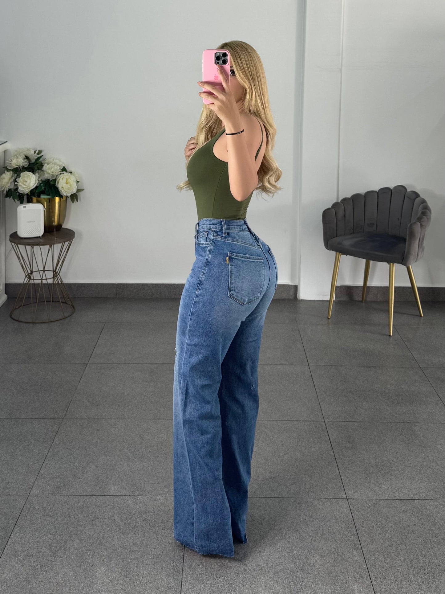 Jeans recto claro Vibrant