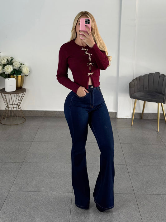 vibrant corte campana tono oscuro