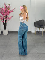 Top corset estampado cafe