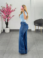 Blusa basica licra azul cielo