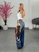 Vibrant corte barrel estampado listones