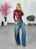 Vibrant oversize claro deslavado