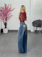 Vibrant oversize claro deslavado