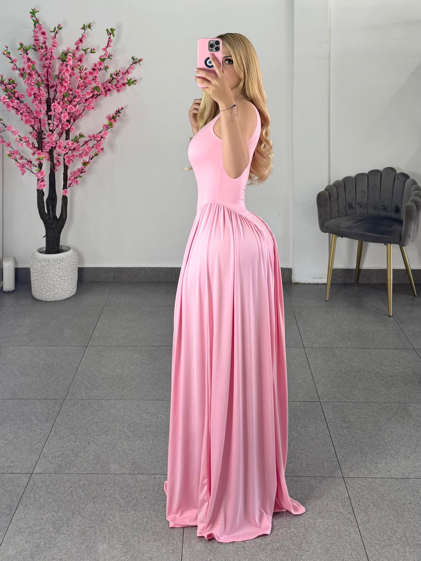 Vestido rosita largo