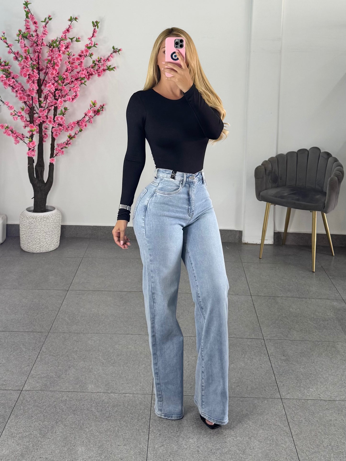 Vibrant recto claro deslavado