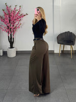 Pantalon vestir verde olivo