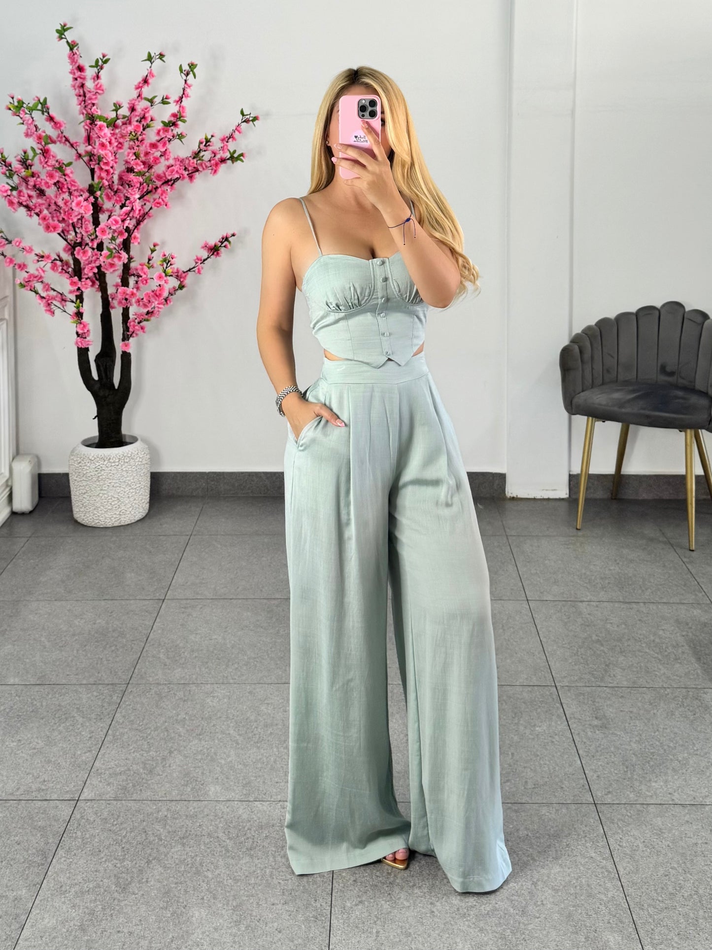 Set verde menta