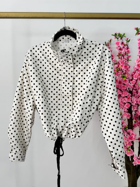 Jacket blanca polka