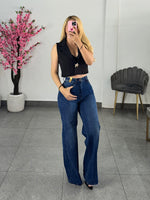 Blazer corto negro estrella