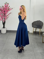Vestido midi mezclilla