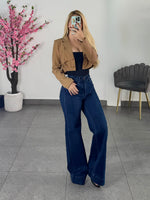 Blazer corto cafe