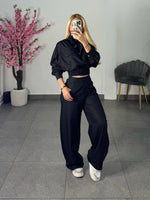 Conjunto jacket & pantalon negro