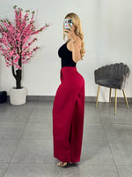 Set Jacket & pantalón rojo cereza