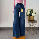 Mom jeans Vibrant tono oscuro