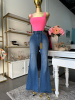 Vibrant jeans corte campana claro