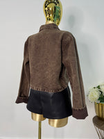 Chamarra mezclilla cafe