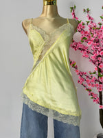 Blusa satin amarillo