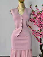 Conjunto rosa falda