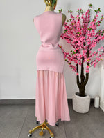 Conjunto rosa falda