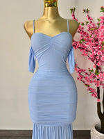 Vestido baby blue mesh