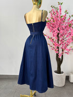 Vestido midi mezclilla