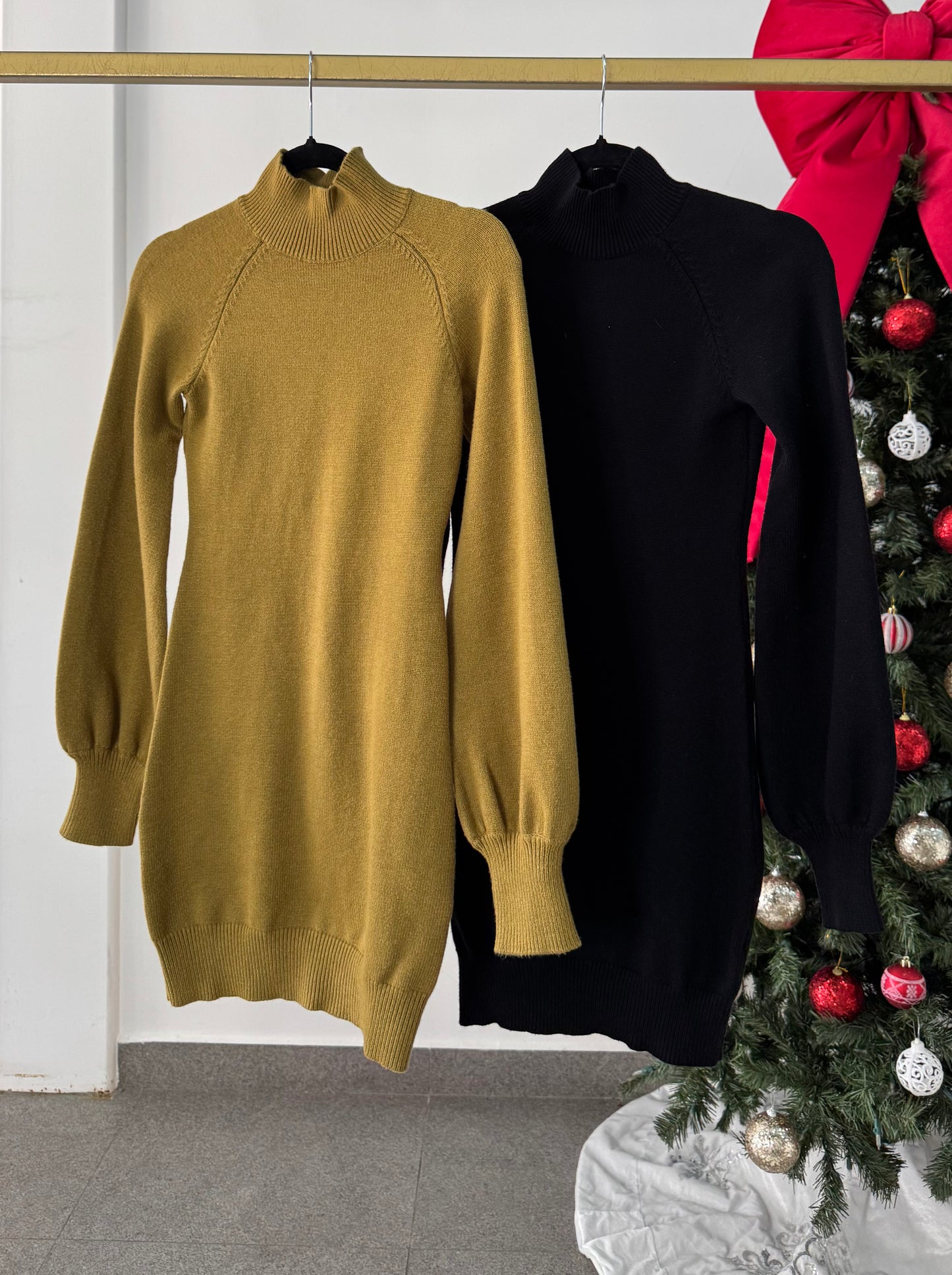 Vestido sueter negro