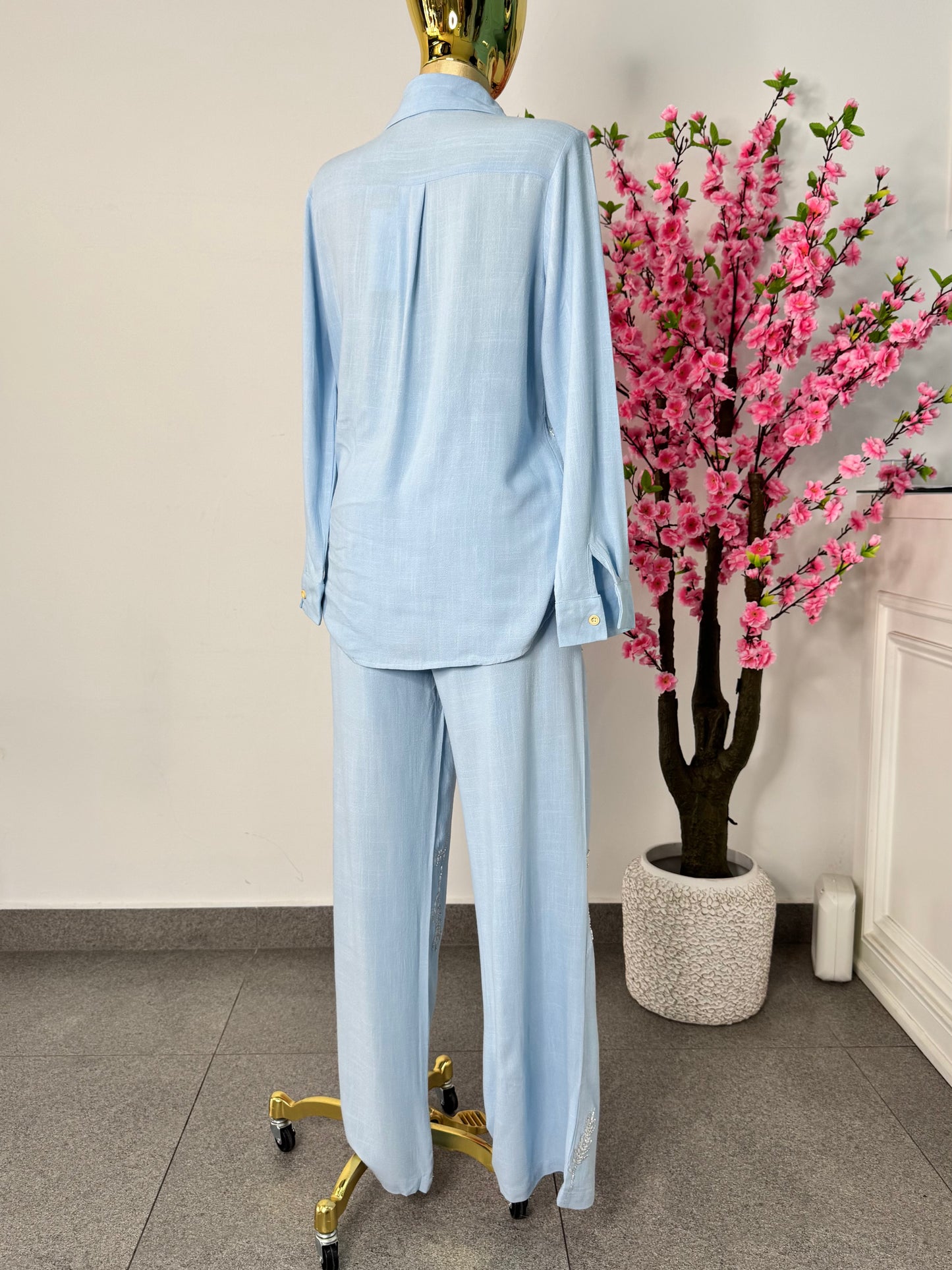 Set baby blue con detalles