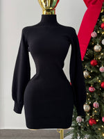 Vestido sueter negro