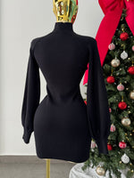 Vestido sueter negro